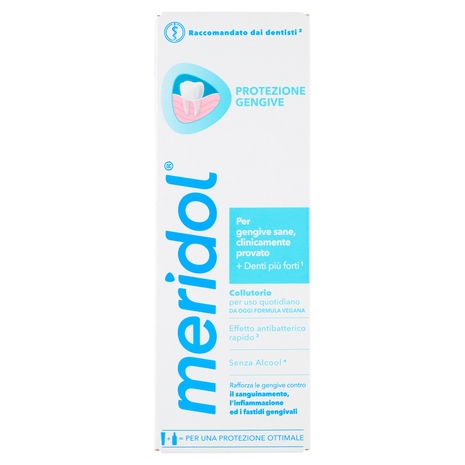 meridol collutorio Protezione Gengive con effetto antibatterico rapido 400 ml